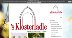 Desktop Screenshot of klosterlaedle.de