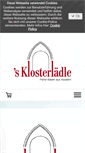 Mobile Screenshot of klosterlaedle.de