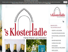 Tablet Screenshot of klosterlaedle.de